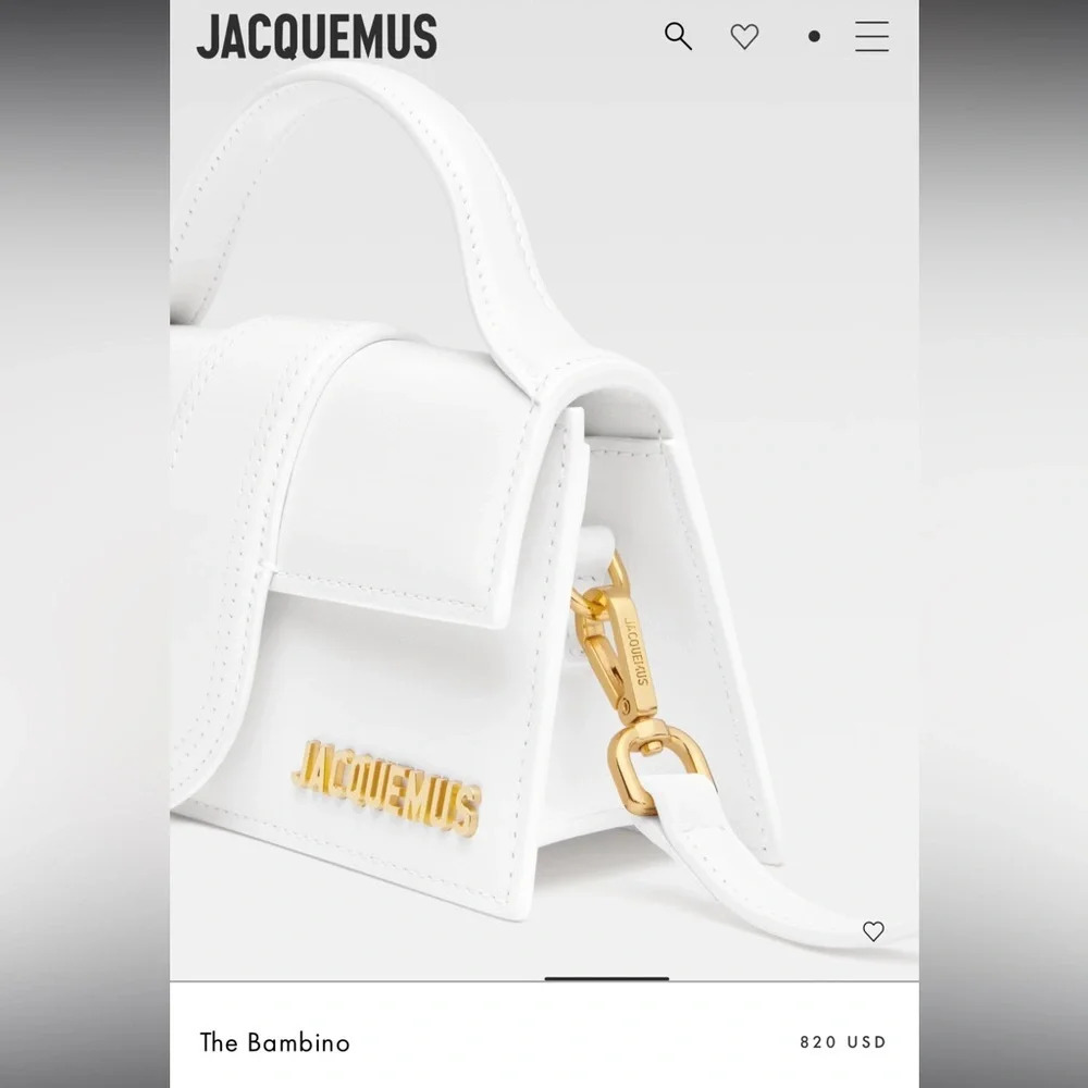 Jacquemus Le bambino white with tags and dustbag - Picture 8 of 10